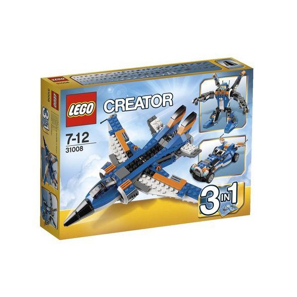 Lego Creator. Истребитель (робот/автомобиль), Лего 31008