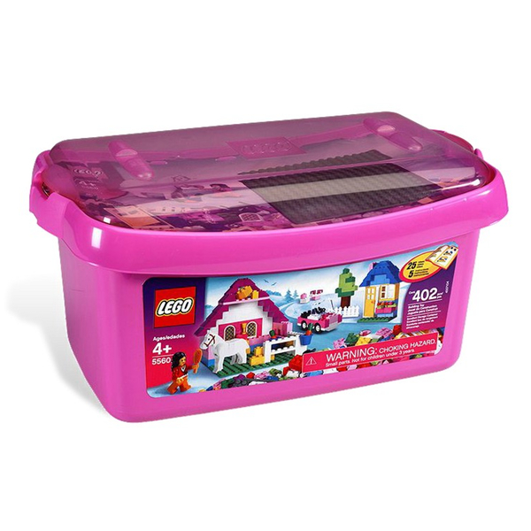 Lego Creator. Большая коробка с розовыми кубиками, Лего 5560